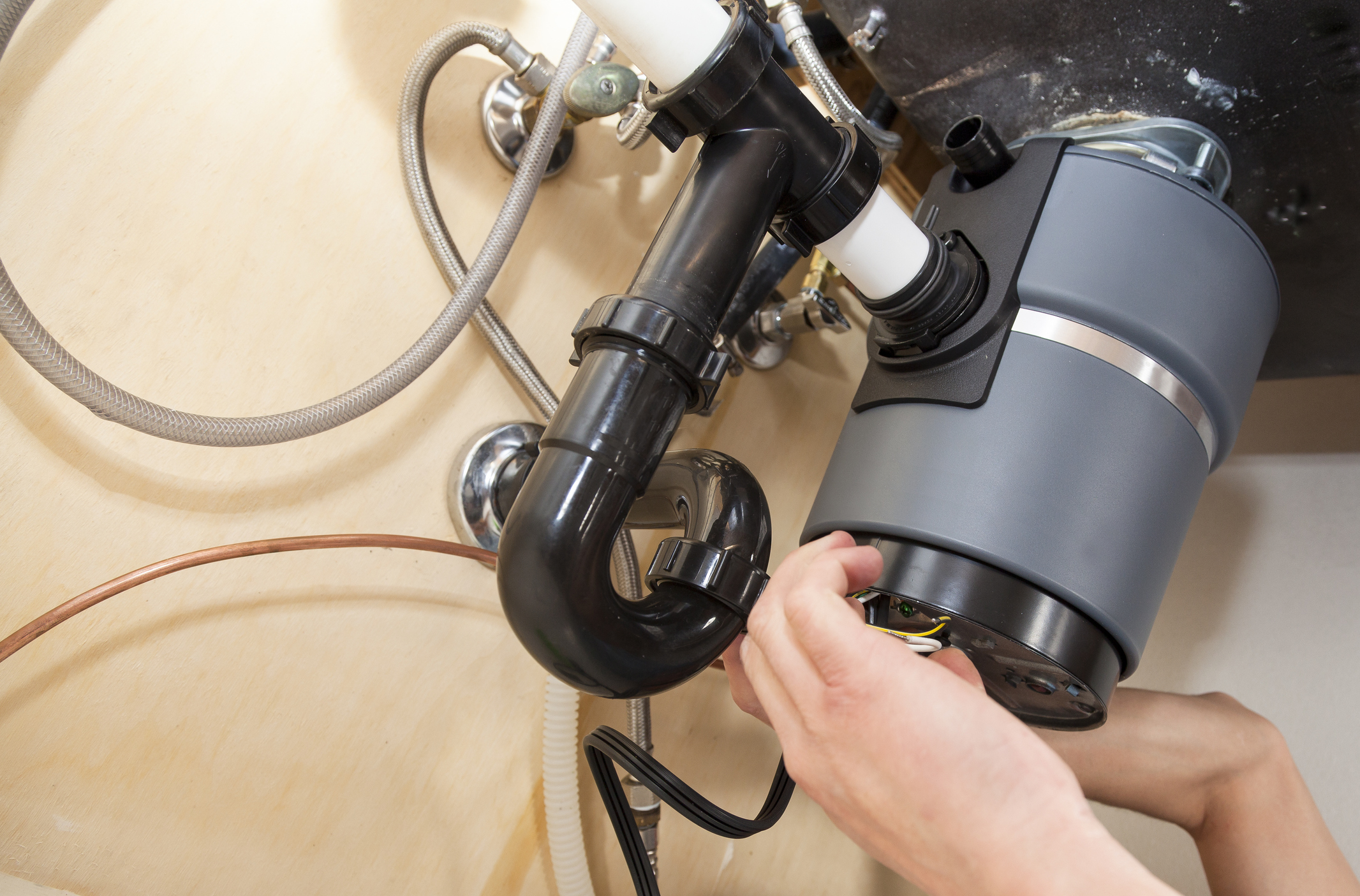 install repair garbage disposals